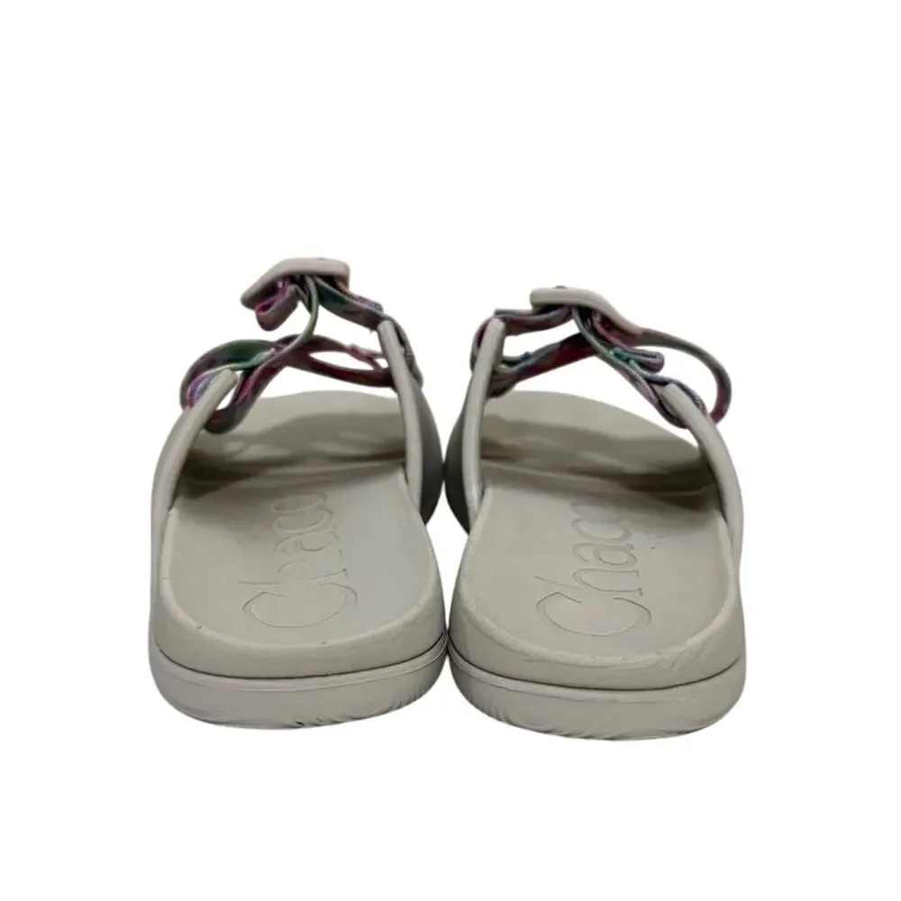 Chaco Chillos Slide Big Kid Tie Dye Sandals Slip-On‎ Junior Girls Size 5